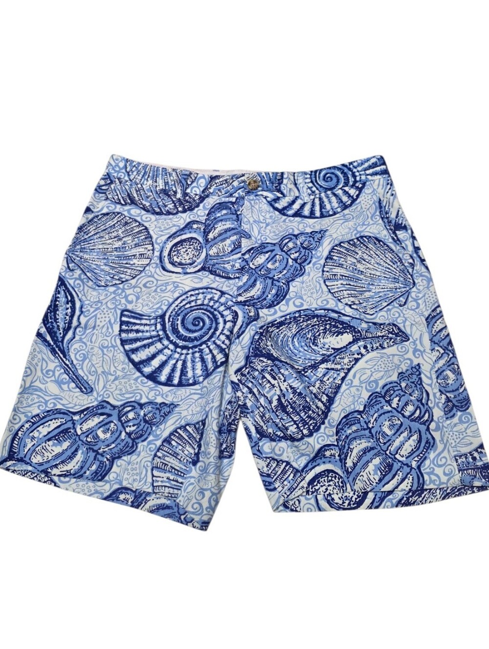 Lilly Pulitzer Seashell Print Flat Front Shorts